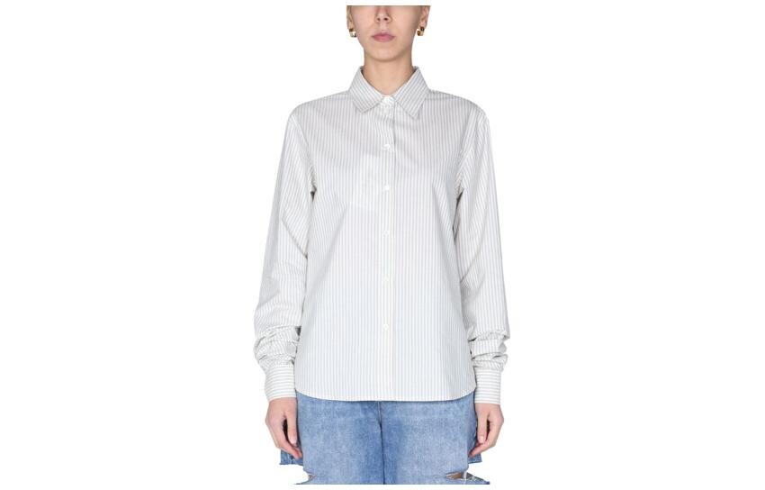 Рубашка женская светло-коричневая Mm6 Maison Margiela
Рубашка женская светло-коричневая Mm6 Maison Margiela