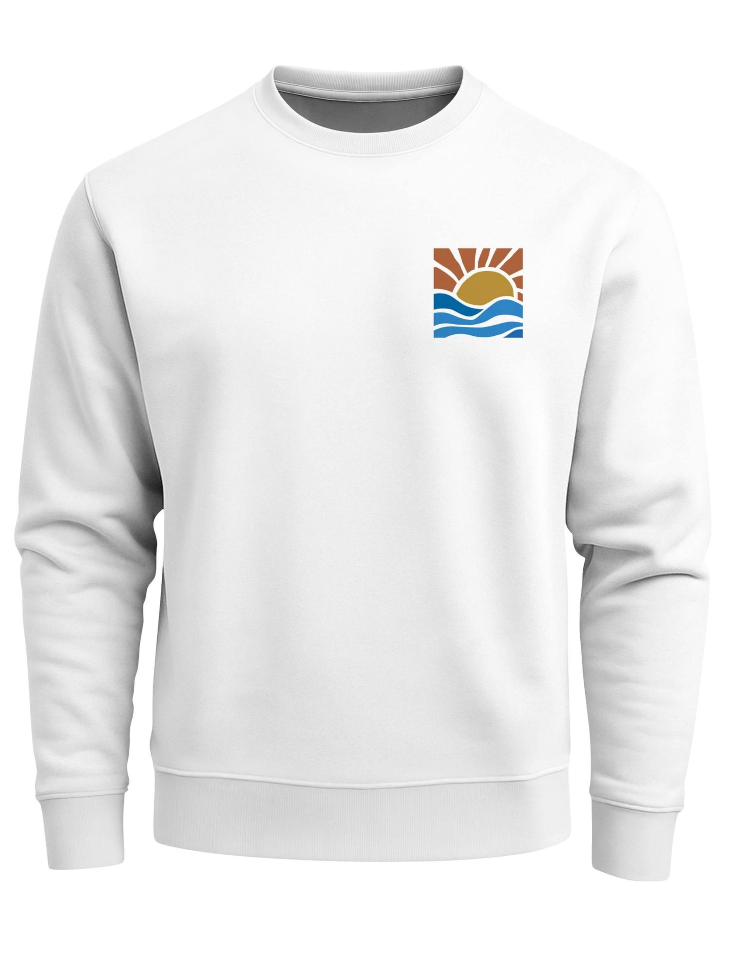 Neverless Свитшот 'Sun Wave Batch' в белом цвете
Neverless Свитшот 'Sun Wave Batch' в белом цвете