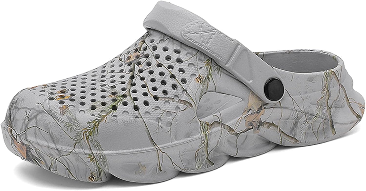 Мужские сабо SECHRITE - садовые туфли-мюли без шнурков для мужчин - модные пляжные сандалии с амортизацией и поддержкой, светло-серый
Мужские сабо SECHRITE - садовые туфли-мюли без шнурков для мужчин - модные пляжные сандалии с амортизацией и поддержкой, светло-серый