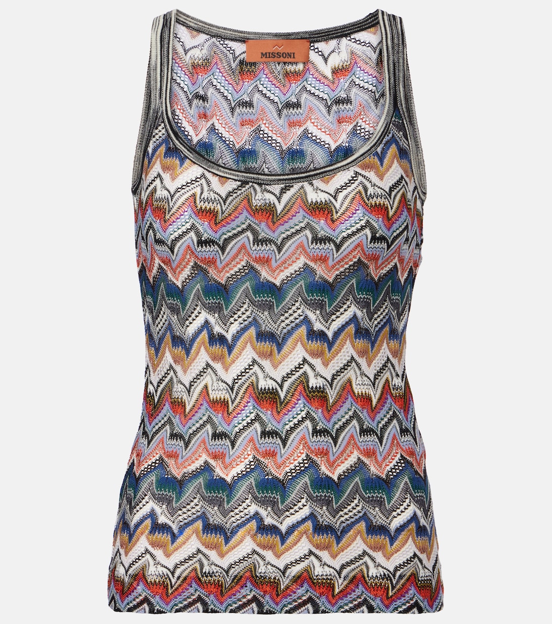 Топ с зигзагообразным ламе Missoni, Multicolor tones
Топ с зигзагообразным ламе Missoni, Multicolor tones