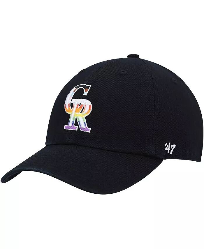 Мужская черная регулируемая шапка Colorado Rockies Team Pride Clean Up '47 Brand, черный
Мужская черная регулируемая шапка Colorado Rockies Team Pride Clean Up '47 Brand, черный