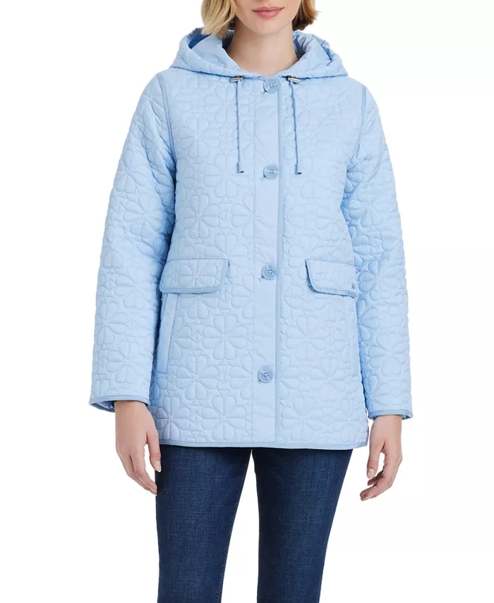 Женское стеганое платье-трапеция Spade Flower kate spade new york, синий
Женское стеганое платье-трапеция Spade Flower kate spade new york, синий