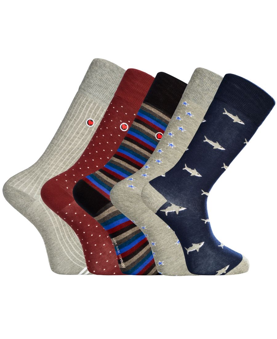 Мужские носки Melbourne Bundle, 5 пар Love Sock Company, Light gray/Red/Stripe multi/Gray/Navy
Мужские носки Melbourne Bundle, 5 пар Love Sock Company, Light gray/Red/Stripe multi/Gray/Navy