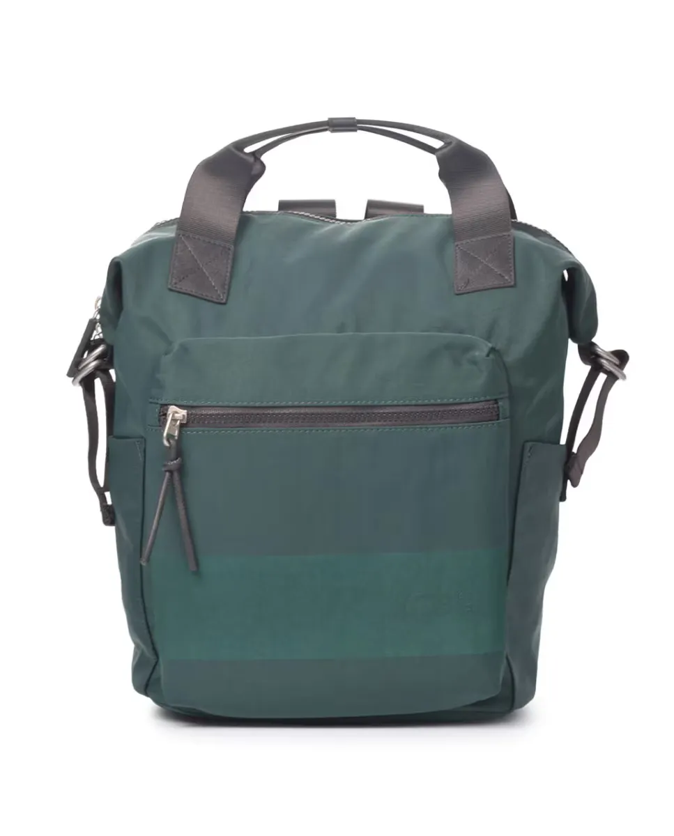 Женский многопозиционный широкий большой рюкзак зеленого цвета Kcb, темно-зеленый 
Женский многопозиционный широкий большой рюкзак зеленого цвета Kcb, темно-зеленый