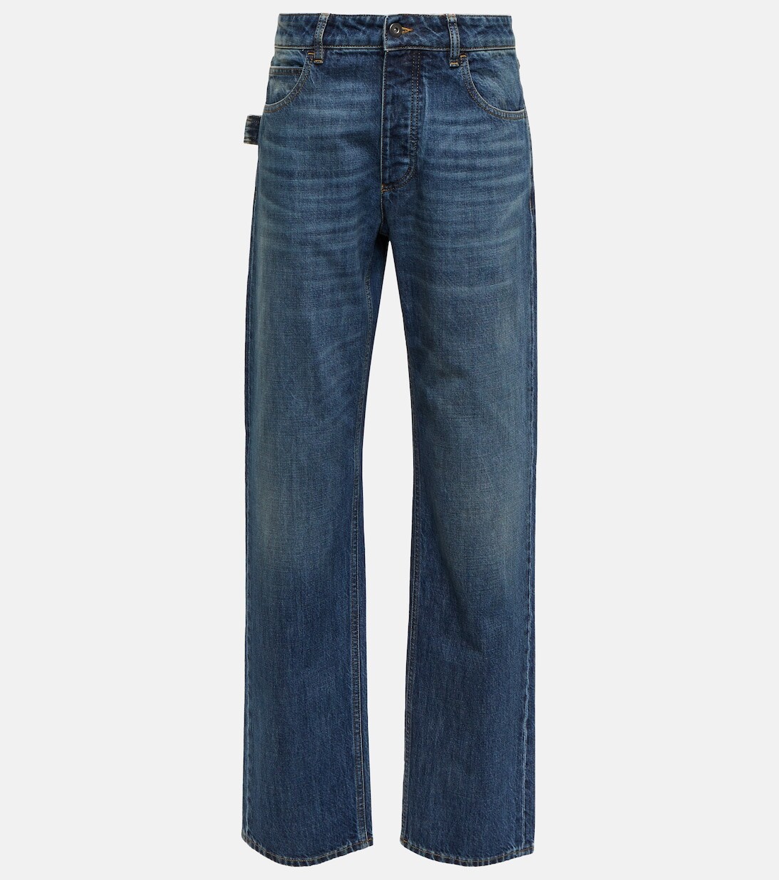 Джинсы прямого кроя с высокой посадкой BOTTEGA VENETA, синий
Джинсы прямого кроя с высокой посадкой BOTTEGA VENETA, синий