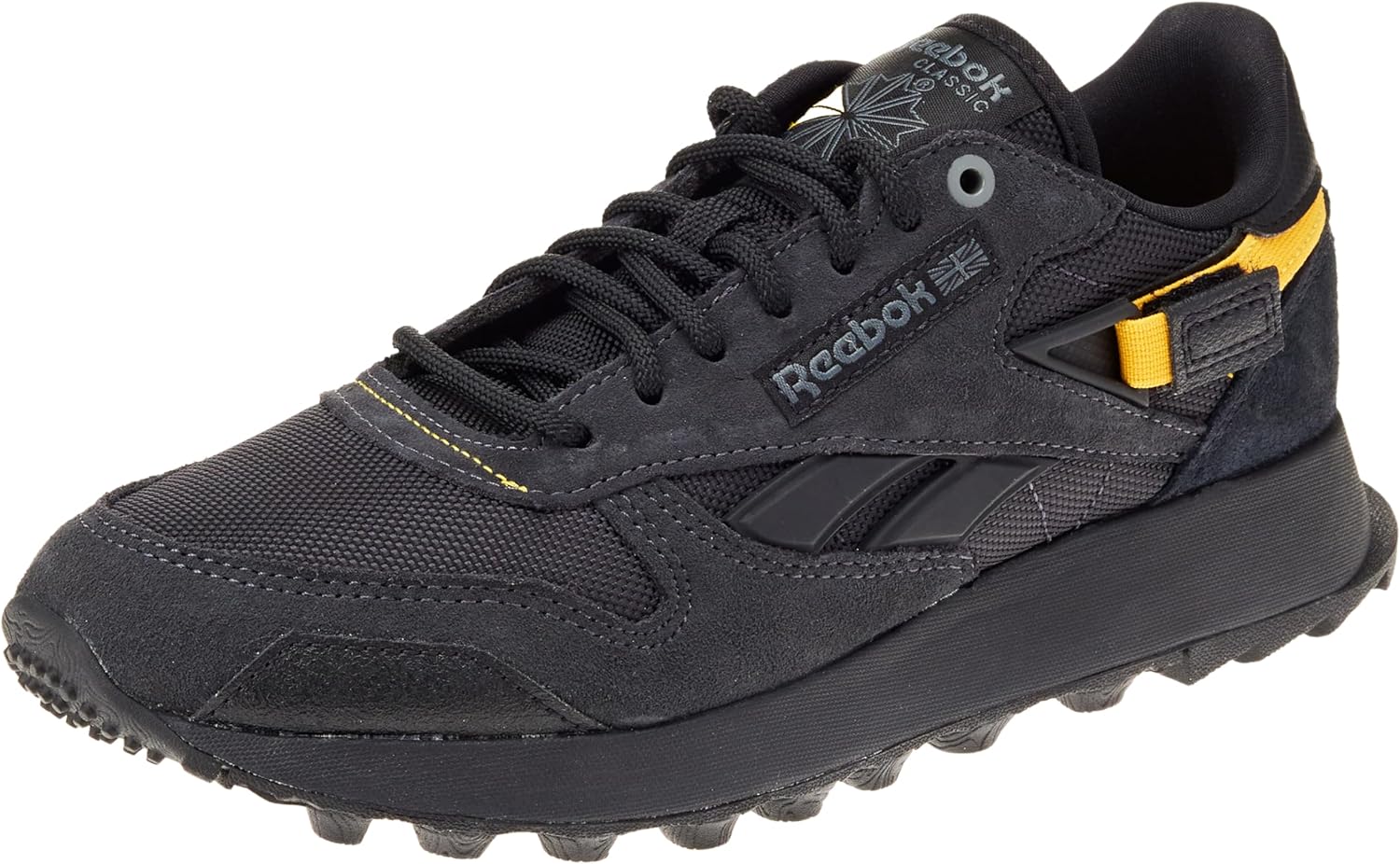 Классические кожаные кроссовки-ботинки Reebok унисекс, черный/серый
Классические кожаные кроссовки-ботинки Reebok унисекс, черный/серый