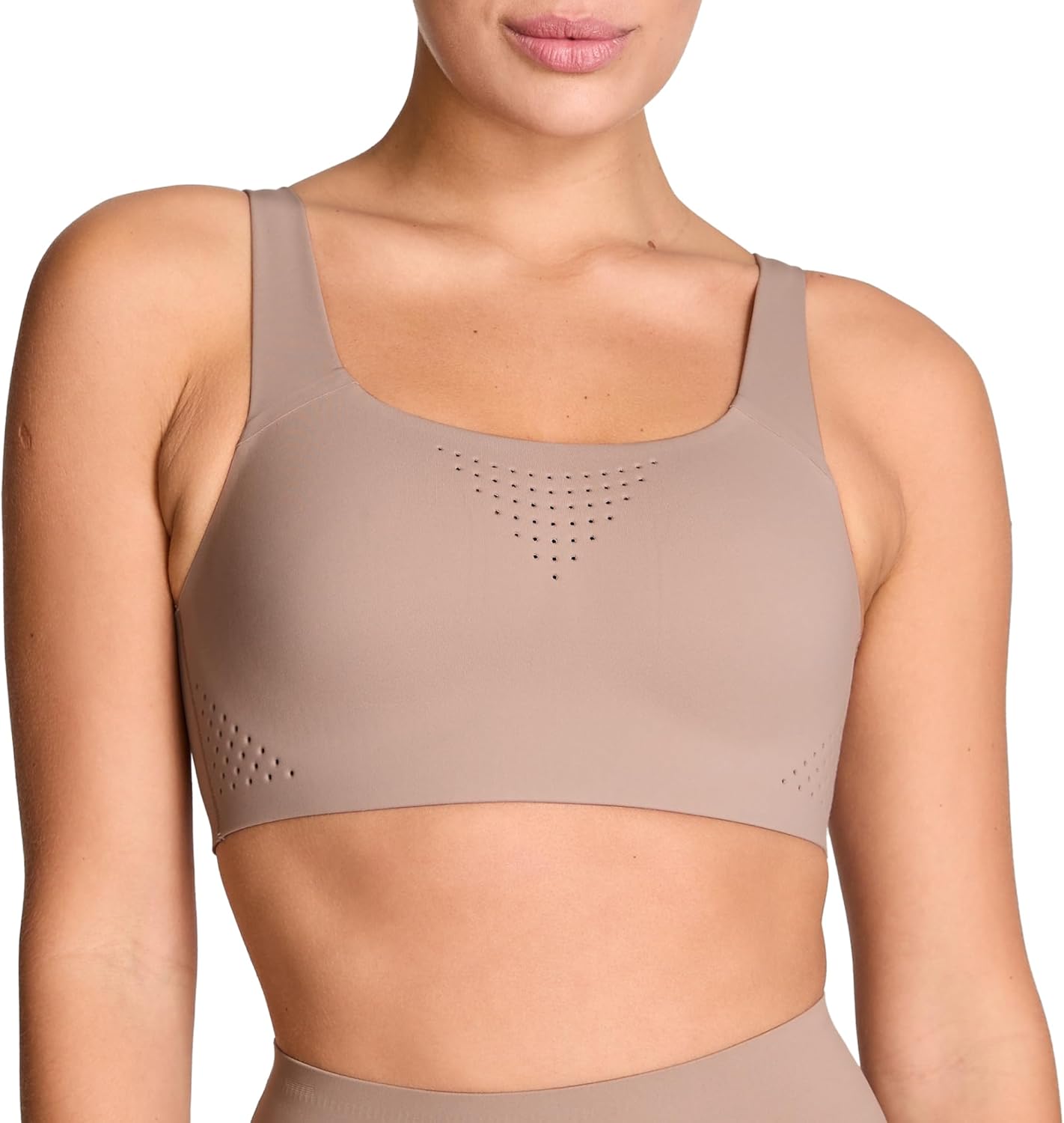 Женский спортивный бюстгальтер Victoria's Secret VSX Featherweight Max, с высокой ударопрочностью и без косточек (32A-38DD), Bare Taupe
Женский спортивный бюстгальтер Victoria's Secret VSX Featherweight Max, с высокой ударопрочностью и без косточек (32A-38DD), Bare Taupe