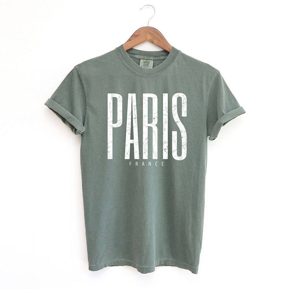 Париж, Франция, потертые футболки, окрашенные в готовом виде Simply Sage Market, цвет Moss
Париж, Франция, потертые футболки, окрашенные в готовом виде Simply Sage Market, цвет Moss