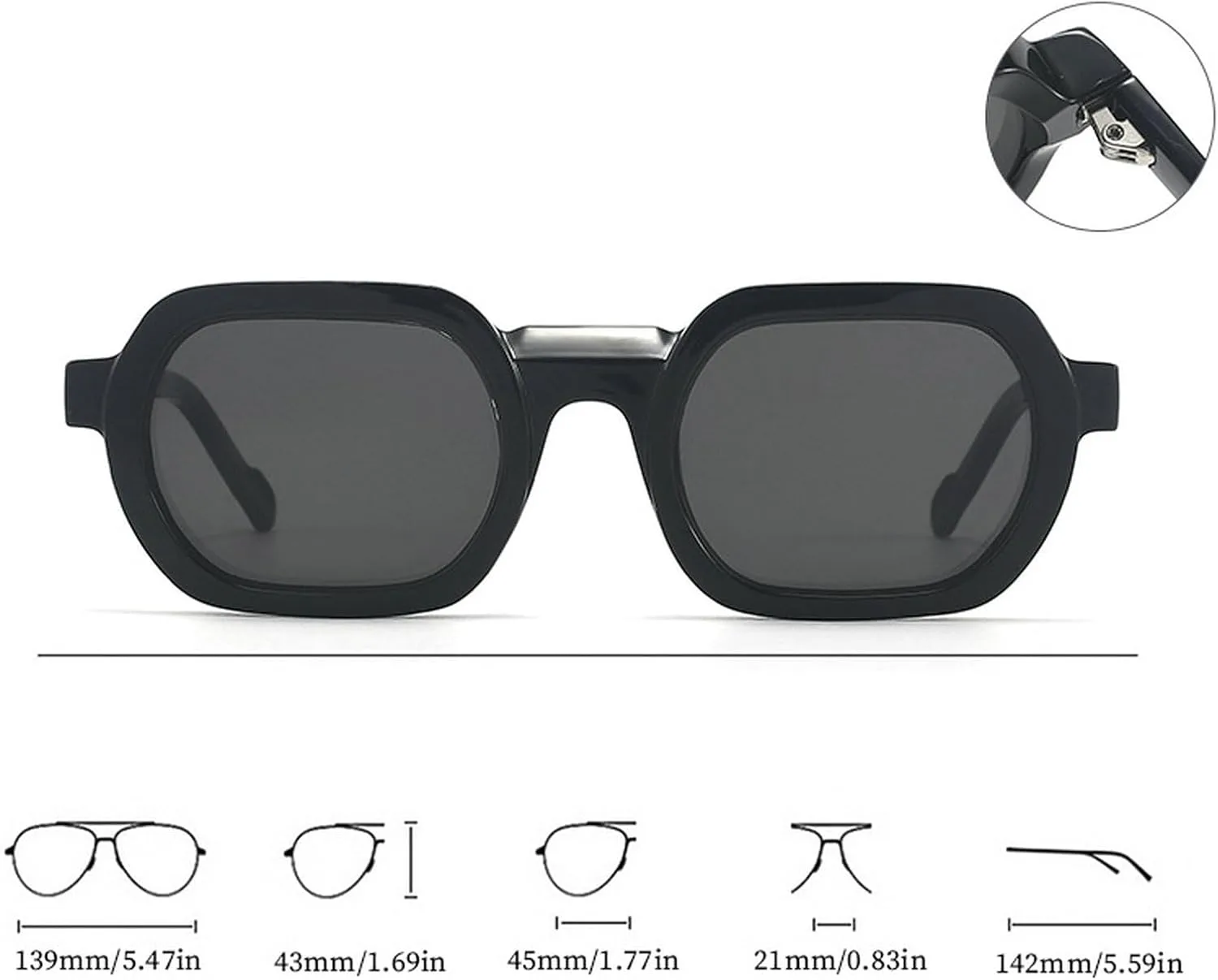 Laureles Модные солнцезащитные очки «кошачий глаз» для женщин, градиентные оттенки, ретро-серый шампань, маленькая оправа, солнцезащитные очки для мужчин, C4
Laureles Модные солнцезащитные очки «кошачий глаз» для женщин, градиентные оттенки, ретро-серый шампань, маленькая оправа, солнцезащитные очки для мужчин, C4