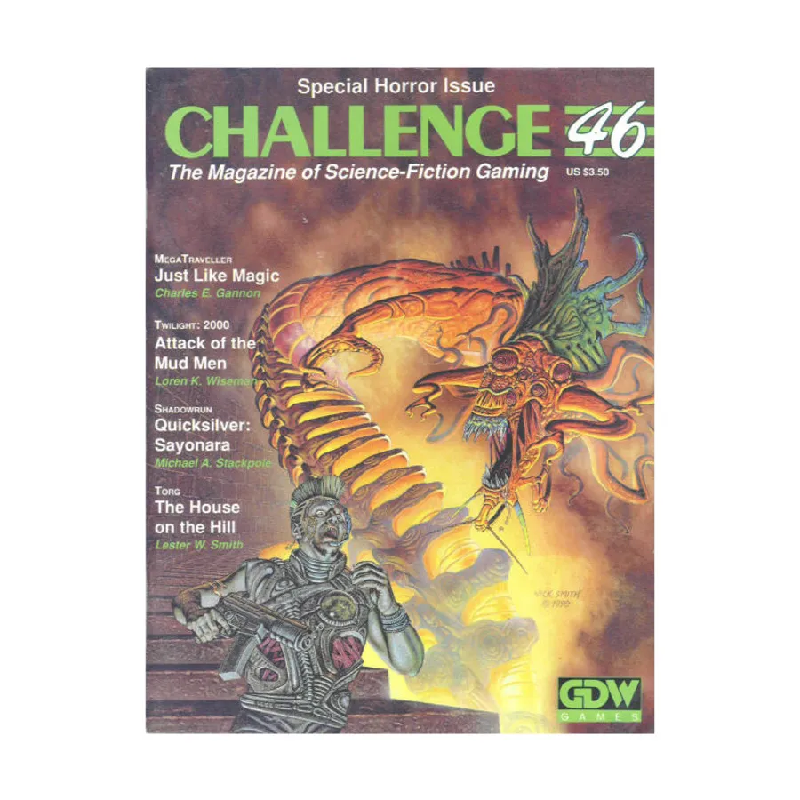 Журнал #46 "Megatraveller, Torg, Twilight - 2000 & Shadowrun Adventures", Challenge Magazine
Журнал #46 "Megatraveller, Torg, Twilight - 2000 & Shadowrun Adventures", Challenge Magazine