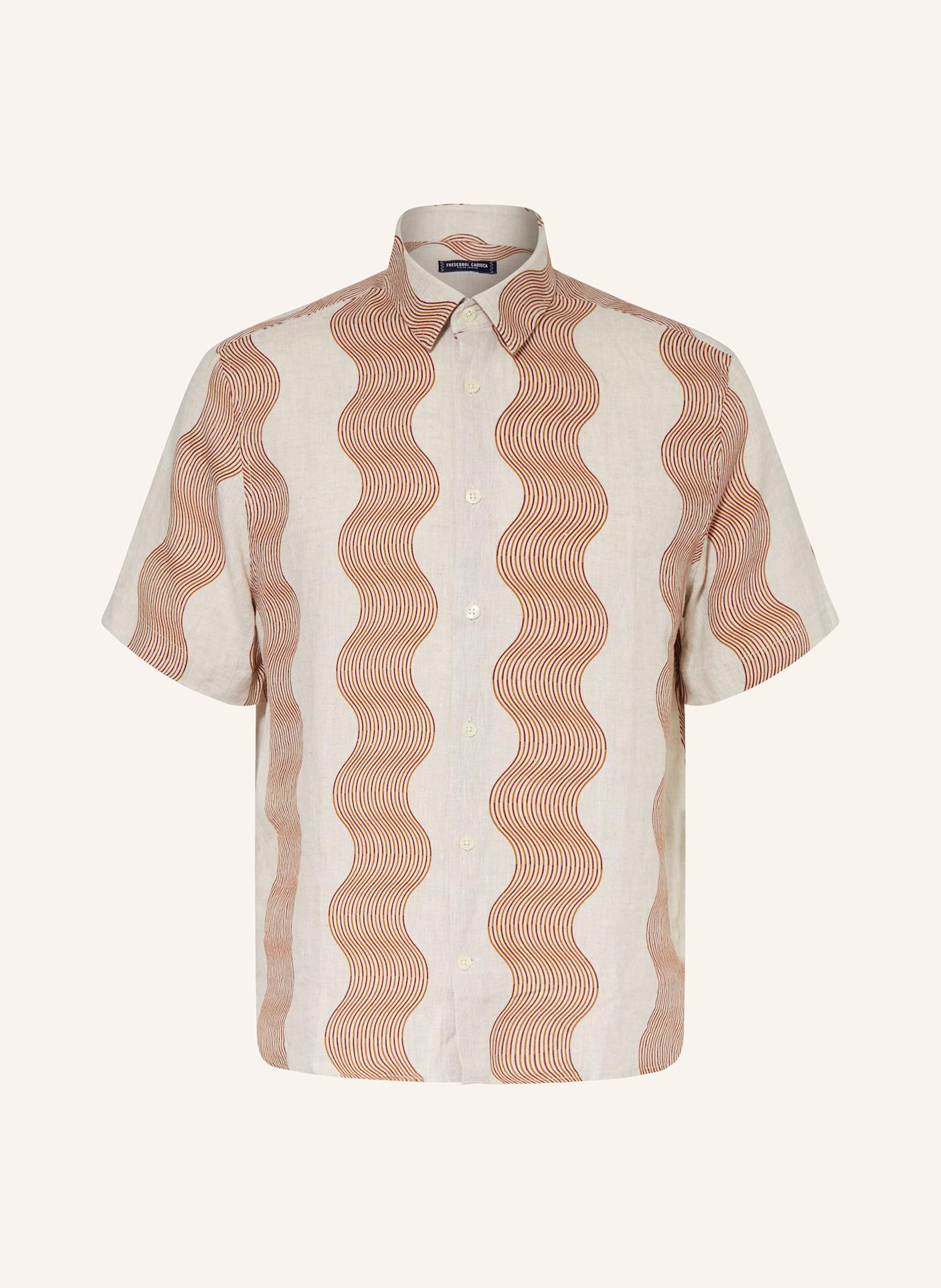 Льняная рубашка с короткими рукавами Frescobol Carioca, мультиколор
Льняная рубашка с короткими рукавами Frescobol Carioca, мультиколор