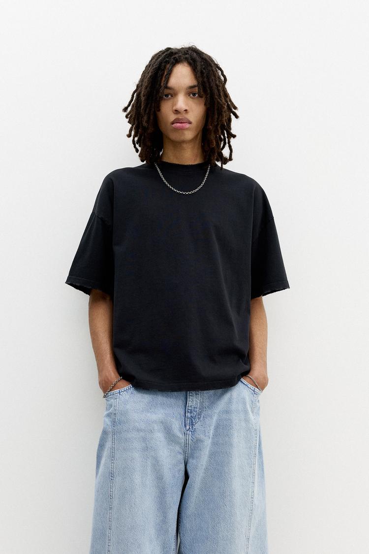 Футболка с коротким рукавом Pull And Bear, черный
Футболка с коротким рукавом Pull And Bear, черный