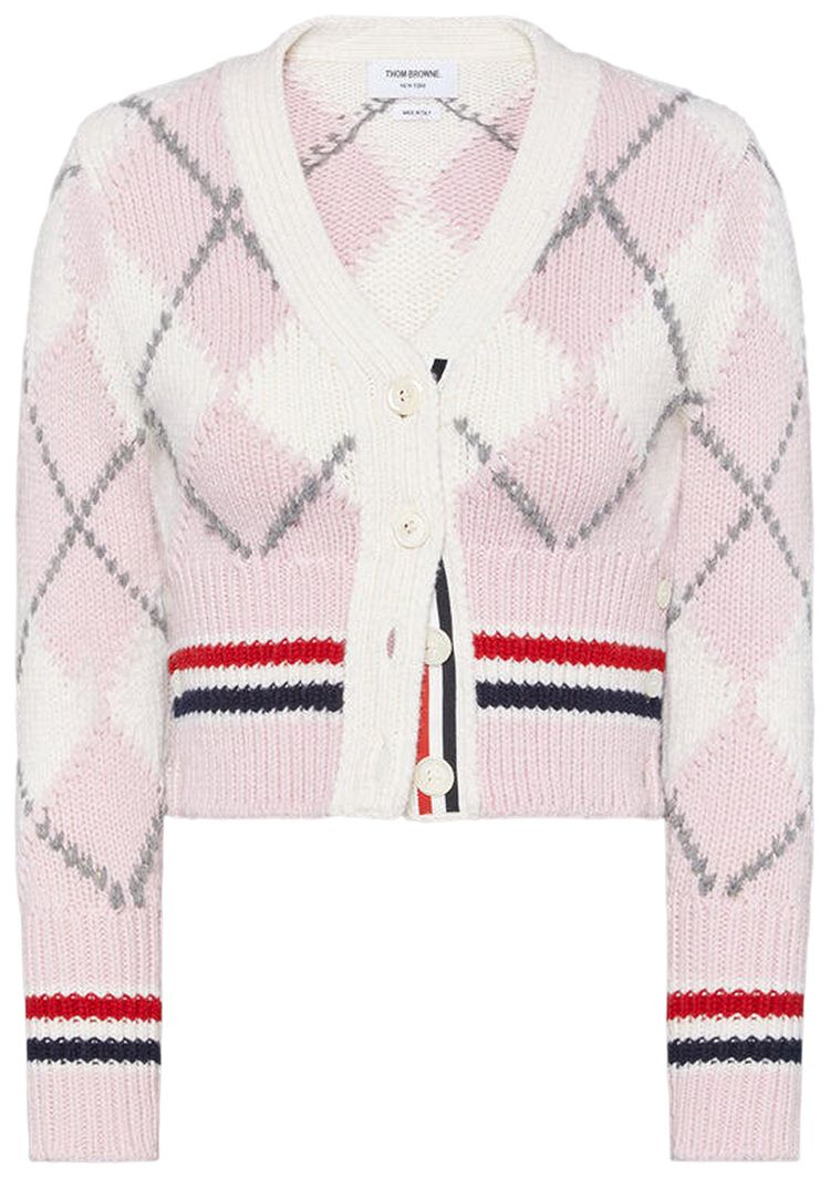 Кардиган Thom Browne Argyle Intarsia из мериносовой шерсти, светло-розовый
Кардиган Thom Browne Argyle Intarsia из мериносовой шерсти, светло-розовый