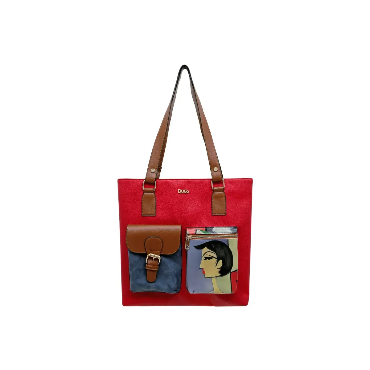 Сумка через плечо DOGO "Женская сумка с несколькими карманами Cubic Faces Vegan Женские сумки", Vegan, красный
Сумка через плечо DOGO "Женская сумка с несколькими карманами Cubic Faces Vegan Женские сумки", Vegan, красный