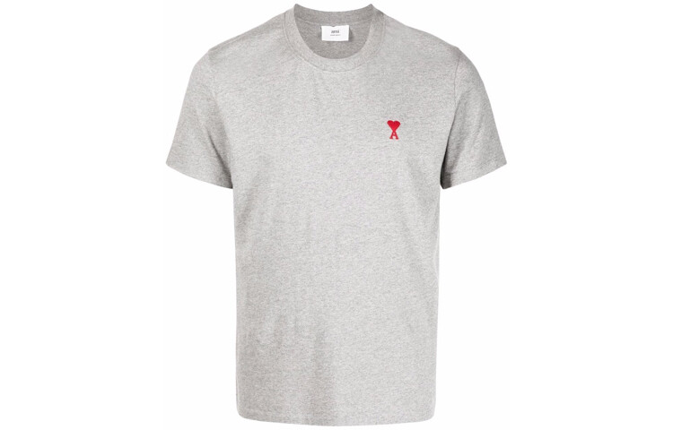 AMI Paris Футболка с круглым вырезом и вышитым логотипом Ami De Coeur Amiparis, серый
AMI Paris Футболка с круглым вырезом и вышитым логотипом Ami De Coeur Amiparis, серый