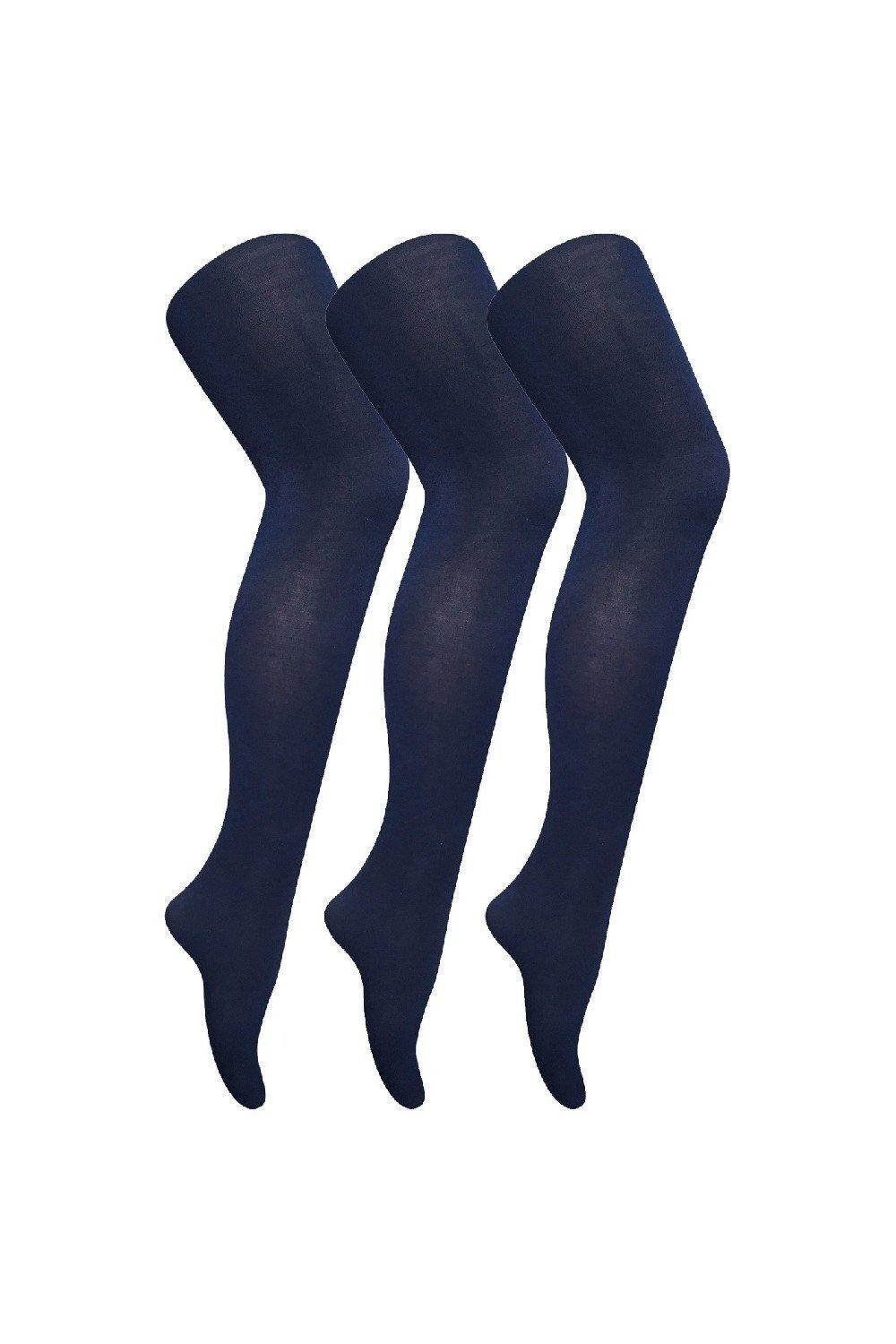 3 пары цветных непрозрачных однотонных колготок плотностью 80 ден Sock Snob, синий 
3 пары цветных непрозрачных однотонных колготок плотностью 80 ден Sock Snob, синий