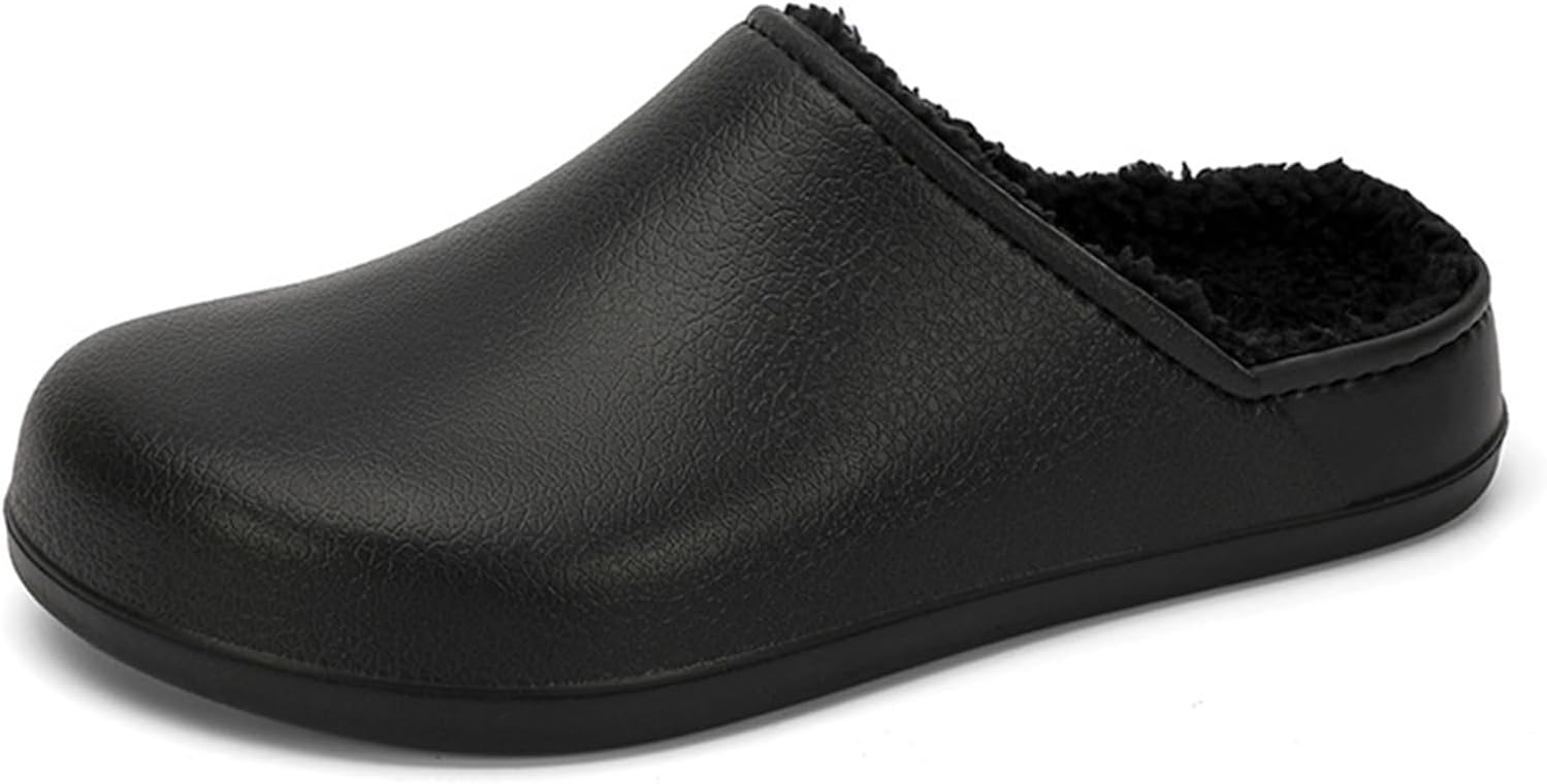 Тапочки Abborora Mens из пены с эффектом памяти с флисовой подкладкой для дома для мужчин, закрытые, водонепроницаемые, противоскользящие, зимние теплые тапочки, черный
Тапочки Abborora Mens из пены с эффектом памяти с флисовой подкладкой для дома для мужчин, закрытые, водонепроницаемые, противоскользящие, зимние теплые тапочки, черный