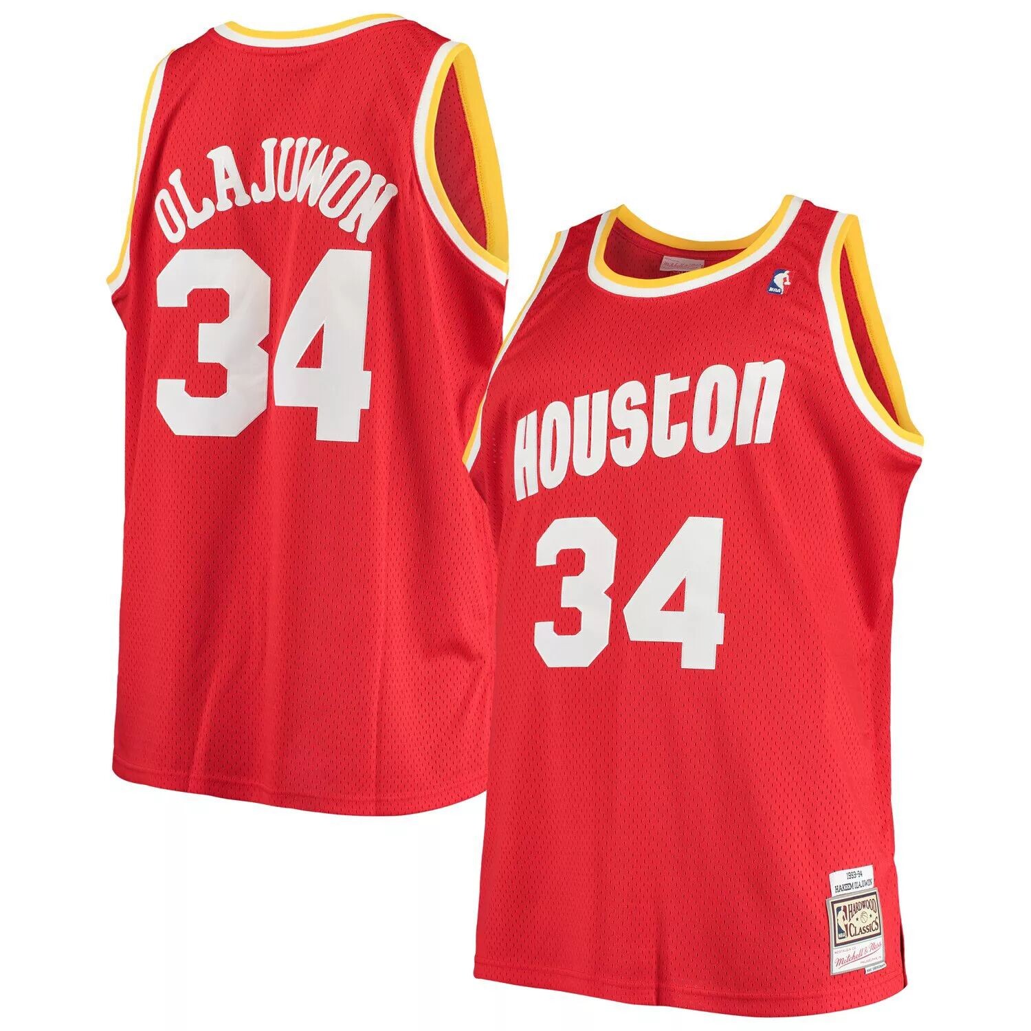 Мужская классическая майка Mitchell & Ness Hakeem Olajuwon Red Houston Rockets Big & Tall Hardwood Classics
Мужская классическая майка Mitchell & Ness Hakeem Olajuwon Red Houston Rockets Big & Tall Hardwood Classics