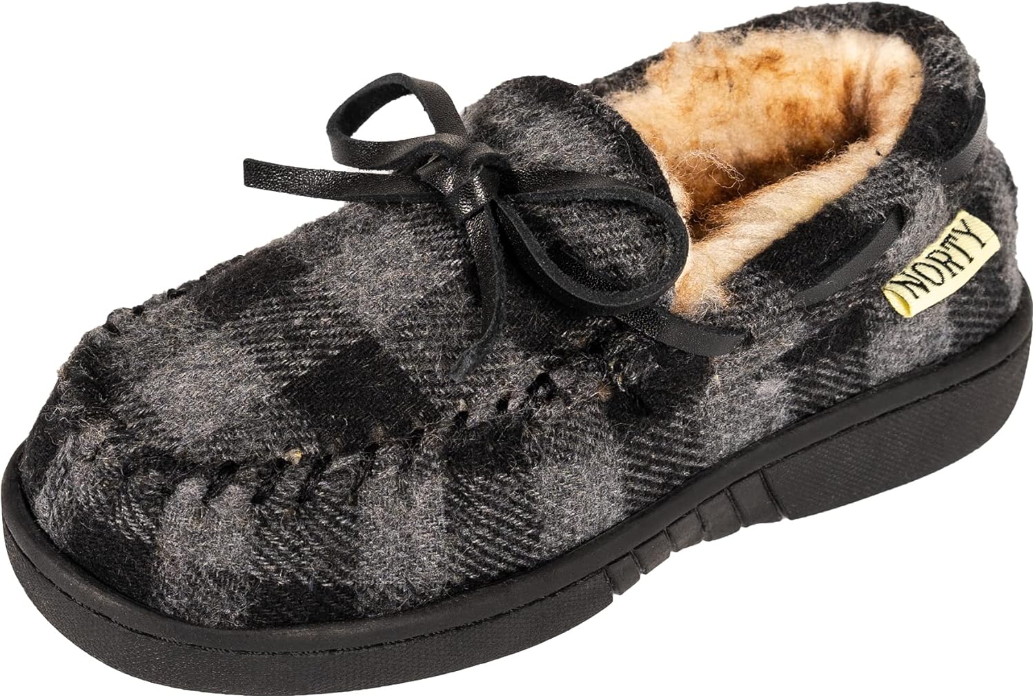 Детские тапочки NORTY с флисом и клетчатым узором «буффало» - домашние тапочки на липучке для мальчиков и девочек - замшевая подошва - соответствуют размеру, серый
Детские тапочки NORTY с флисом и клетчатым узором «буффало» - домашние тапочки на липучке для мальчиков и девочек - замшевая подошва - соответствуют размеру, серый