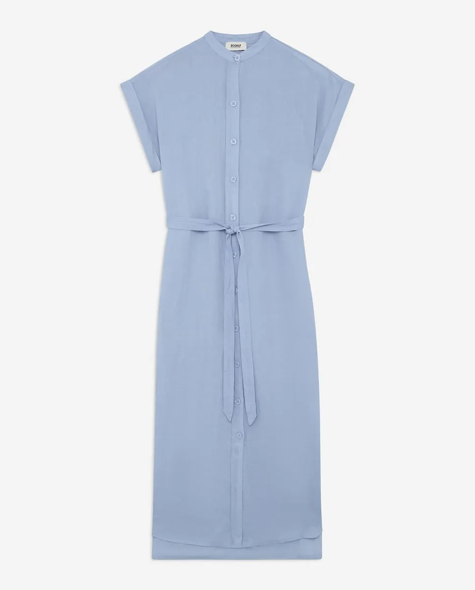 Гладкое платье с застежкой на пуговицы Ecoalf, синий
Гладкое платье с застежкой на пуговицы Ecoalf, синий