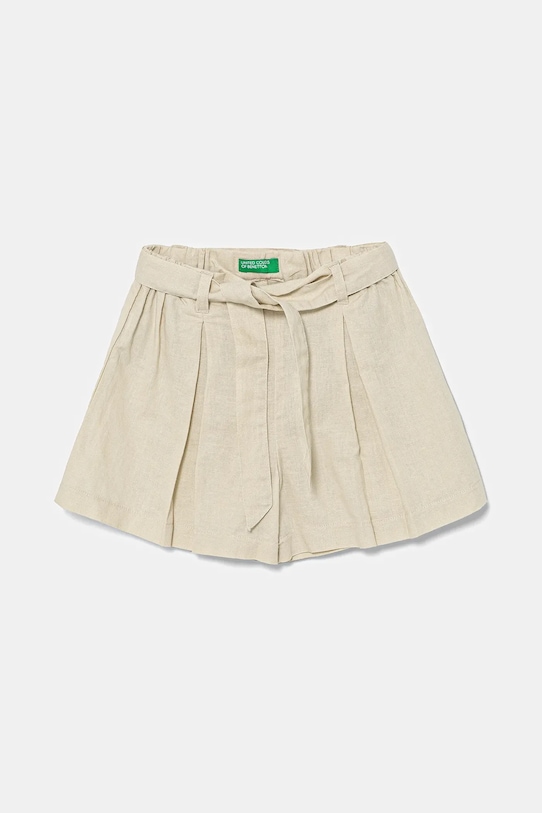 Льняные детские шорты United Colors Of Benetton, бежевый
Льняные детские шорты United Colors Of Benetton, бежевый
