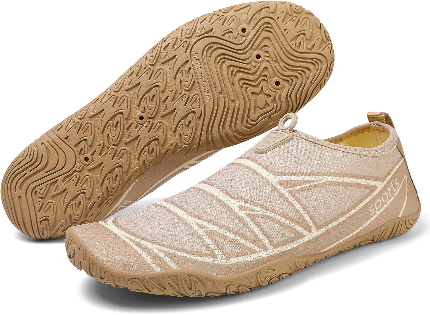 Водные туфли, водные носки-без носка с легким надеванием, быстро сохнущая дышащая сетчатая ткань Suxiaur, хаки
Водные туфли, водные носки-без носка с легким надеванием, быстро сохнущая дышащая сетчатая ткань Suxiaur, хаки