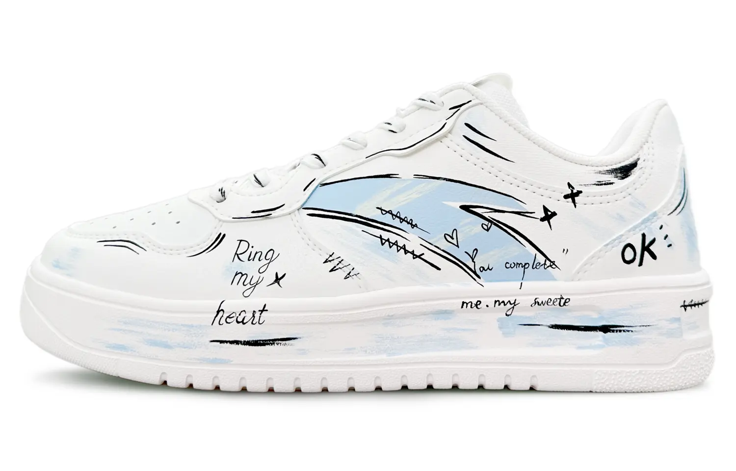 ANTA Комфортные противоскользящие амортизирующие низкие кроссовки для скейтбординга, мужские, белые, синие
ANTA Комфортные противоскользящие амортизирующие низкие кроссовки для скейтбординга, мужские, белые, синие