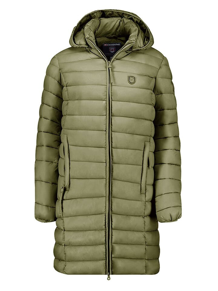 Стеганое пальто Canadian Peak Steppmantel Akitaleak, зеленый
Стеганое пальто Canadian Peak Steppmantel Akitaleak, зеленый
