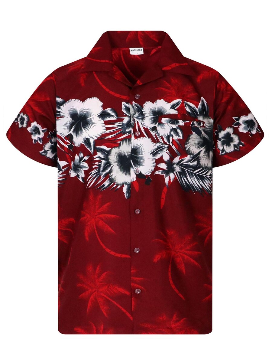 Рубашка King Kameha Flower Chest, красный
Рубашка King Kameha Flower Chest, красный