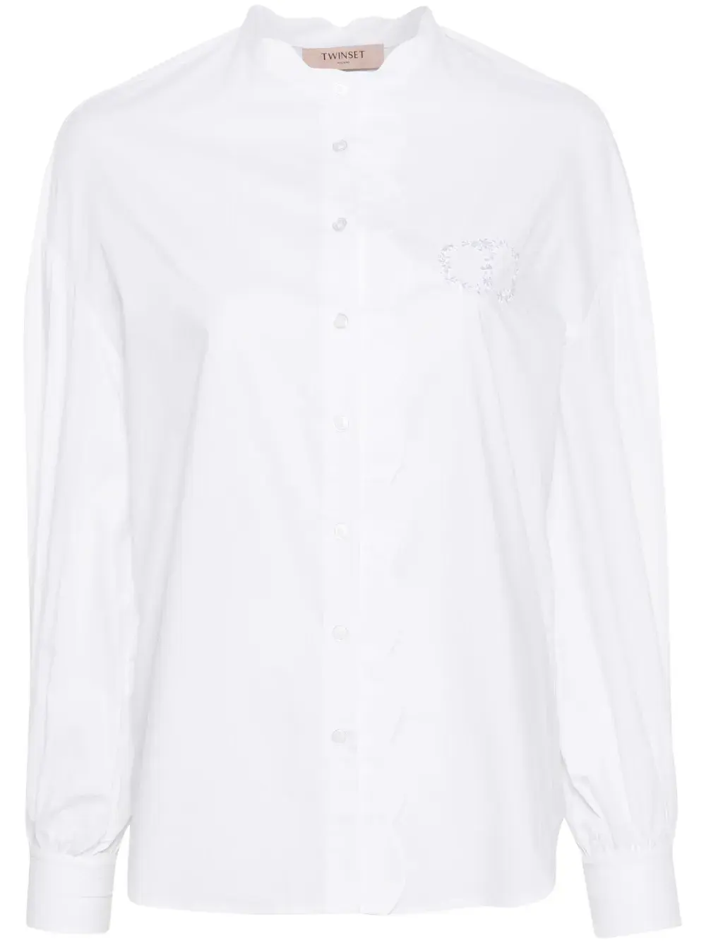 Рубашка с фестонами Twinset, белый
Рубашка с фестонами Twinset, белый