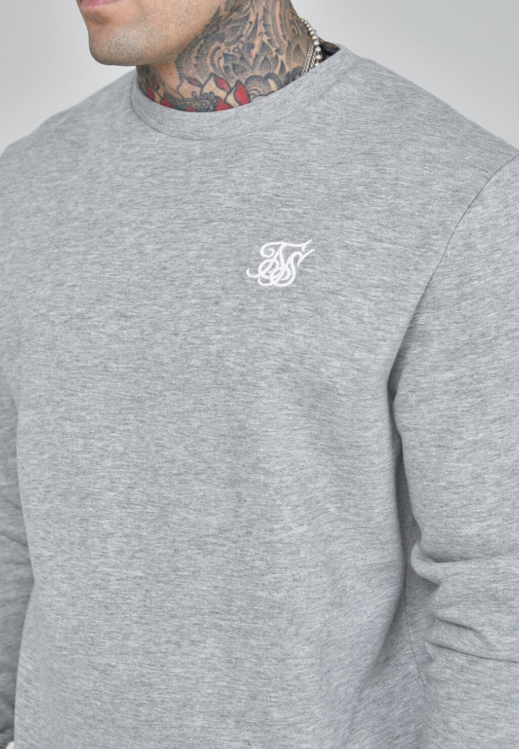 Толстовка с капюшоном ESSENTIALS SIKSILK, серый 
Толстовка с капюшоном ESSENTIALS SIKSILK, серый