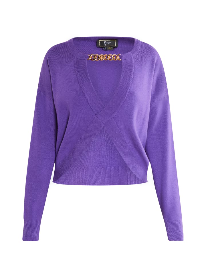 Женский вязаный свитер фиолетового цвета faina
Женский вязаный свитер фиолетового цвета faina