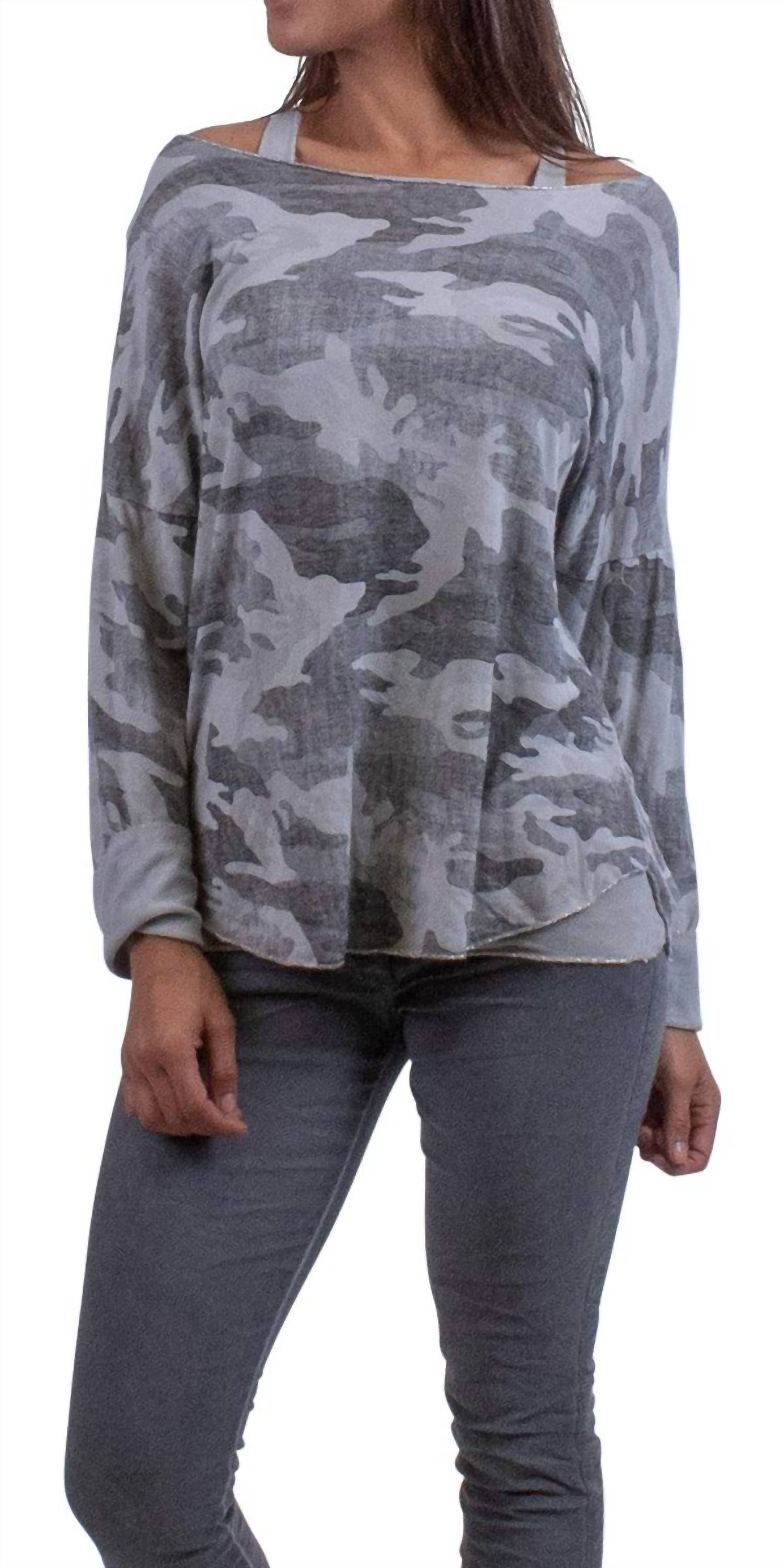 Свитер Vittoria Camo серого цвета Gigi Moda, серый
Свитер Vittoria Camo серого цвета Gigi Moda, серый