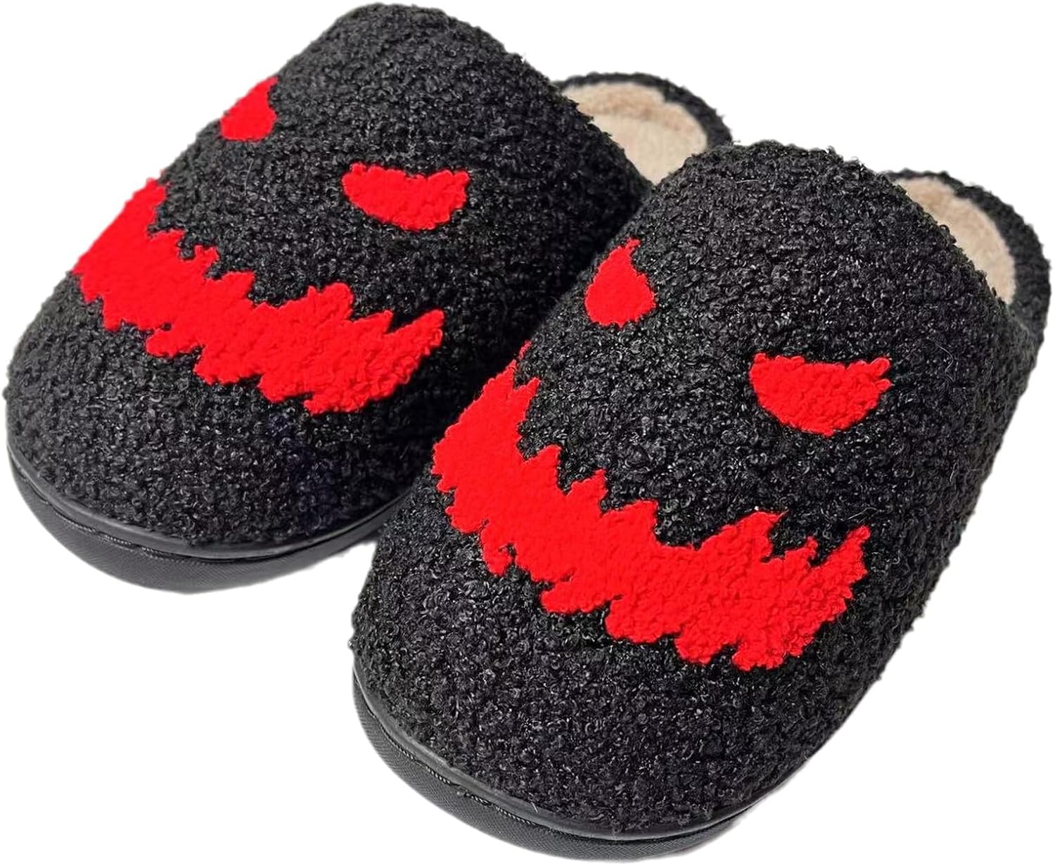 Тапочки Yotselid Fuzzy Halloween с котоновым верхом для мужчин и женщин, тапочки в виде тыквы, жуткие подарки, тапочки Ghostface, обувь-призрак с противоскользящей подошвой, красный
Тапочки Yotselid Fuzzy Halloween с котоновым верхом для мужчин и женщин, тапочки в виде тыквы, жуткие подарки, тапочки Ghostface, обувь-призрак с противоскользящей подошвой, красный