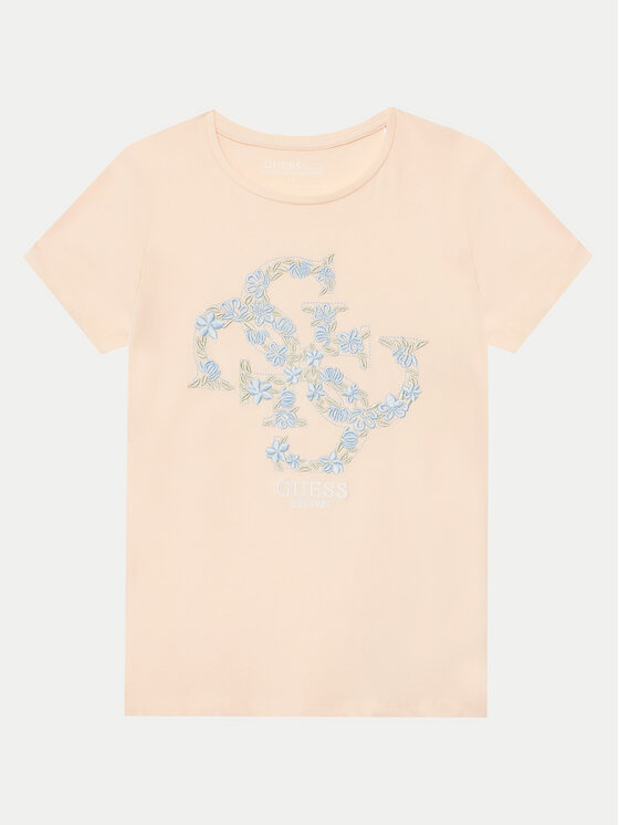 Футболка обычного кроя J5GI02 K6YW4 Guess, розовый 
Футболка обычного кроя J5GI02 K6YW4 Guess, розовый