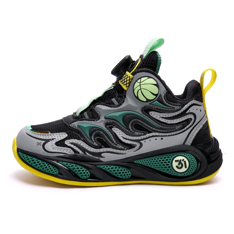 Детские баскетбольные кроссовки YUZHAOLIN, черный/зеленый
Детские баскетбольные кроссовки YUZHAOLIN, черный/зеленый