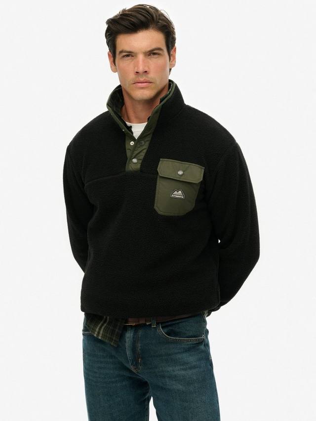 Флисовая кофта Fuji с застежкой до половины Superdry, Black
Флисовая кофта Fuji с застежкой до половины Superdry, Black