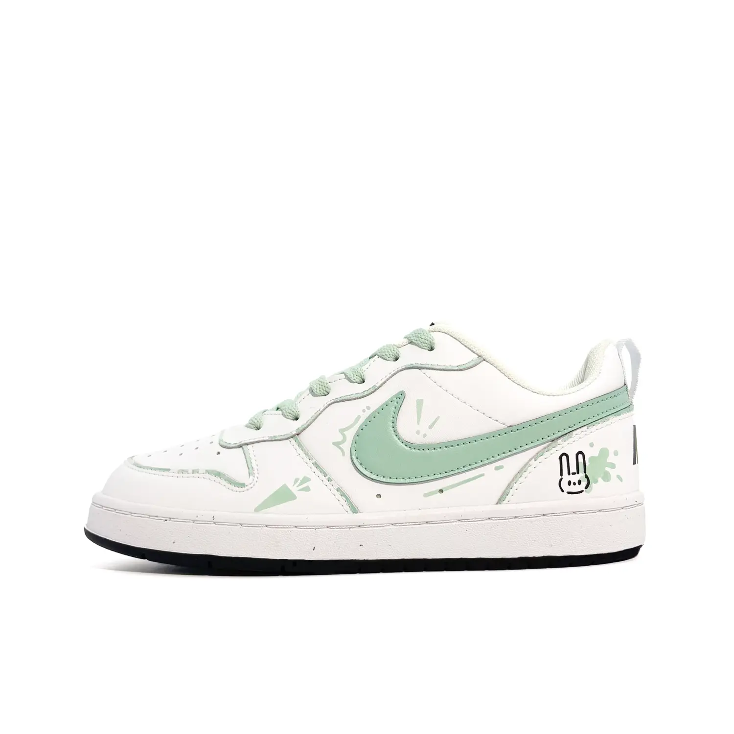 Nike Court Borough Mint Cute Paint Abrasion Resistant Kids' Skateboarding Shoes Light Green
Nike Court Borough Mint Cute Paint Abrasion Resistant Kids' Skateboarding Shoes Light Green