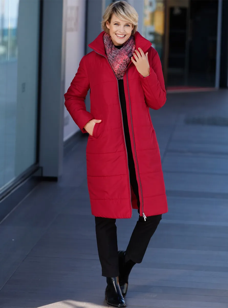 Стеганое пальто Classic Basics, красный
Стеганое пальто Classic Basics, красный