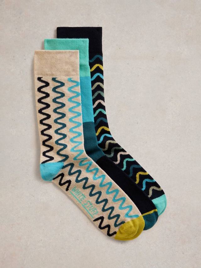 Носки с волнистым принтом White Stuff, цвет Grey Multi
Носки с волнистым принтом White Stuff, цвет Grey Multi