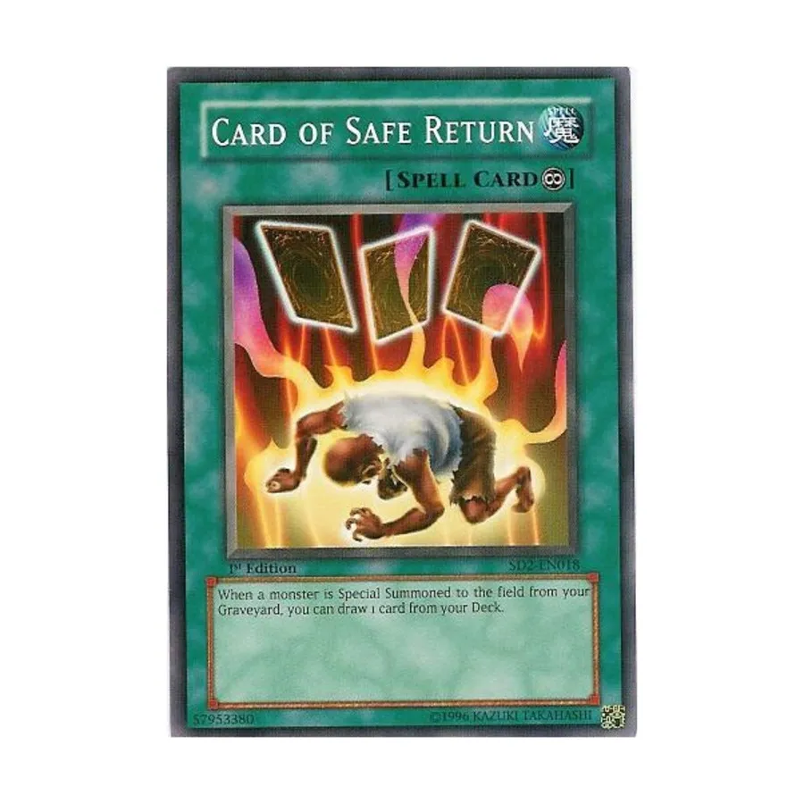 CCG Карта безопасного возвращения (обычная), Yu-Gi-Oh - Structure Deck - Zombie Madness - Singles
CCG Карта безопасного возвращения (обычная), Yu-Gi-Oh - Structure Deck - Zombie Madness - Singles