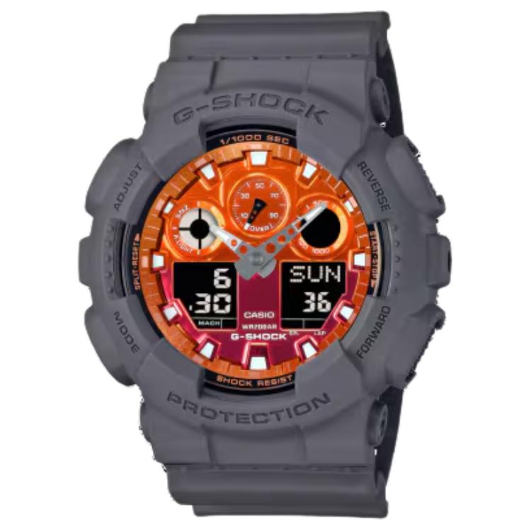 CASIO Часы Men Orange Watch GA-100FL-8AJF, Orange Watch Dial
CASIO Часы Men Orange Watch GA-100FL-8AJF, Orange Watch Dial
