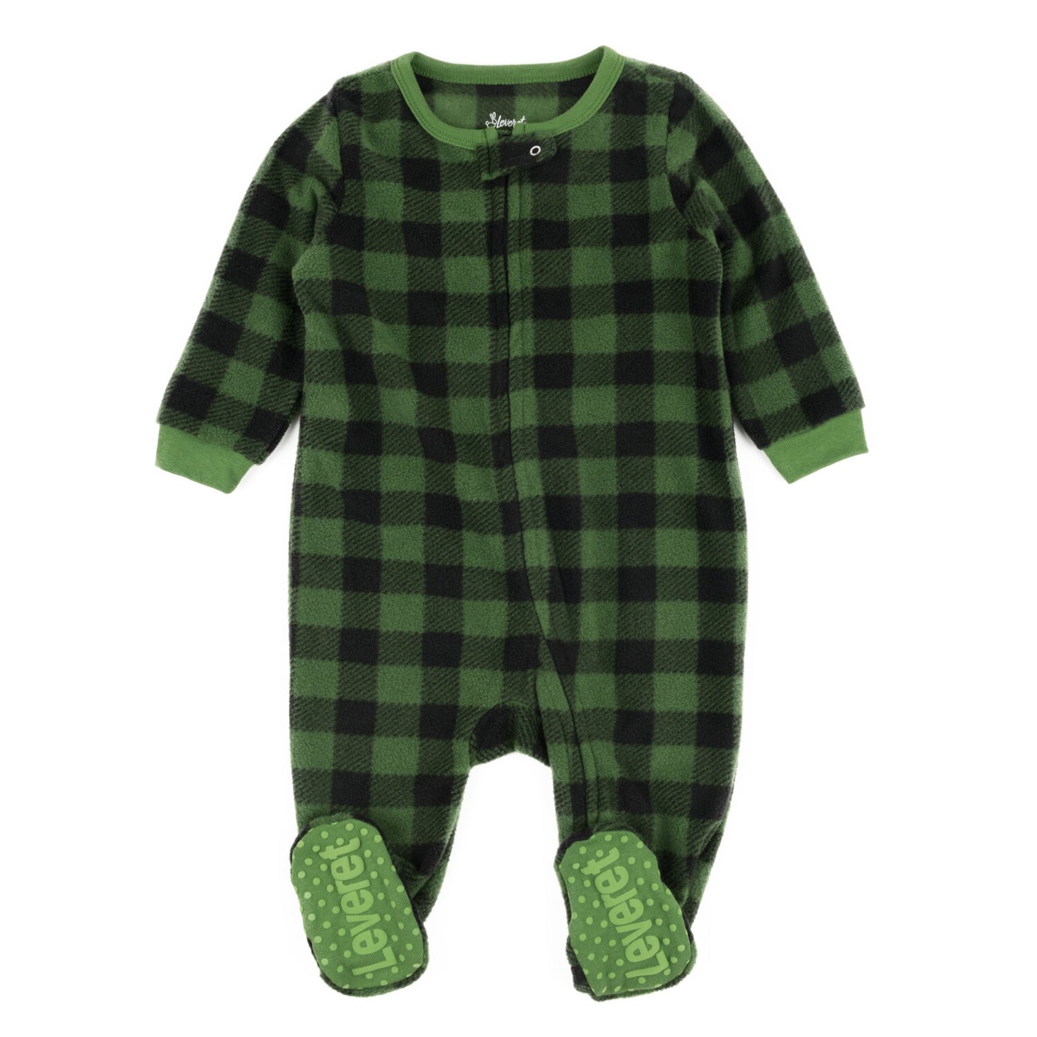 Рождественская детская флисовая пижама в клетку Leveret, цвет Plaid Black & Green
Рождественская детская флисовая пижама в клетку Leveret, цвет Plaid Black & Green