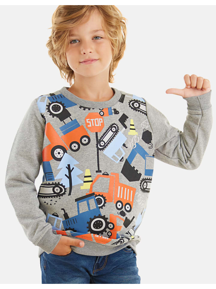 Толстовка серого цвета Denokids
Толстовка серого цвета Denokids