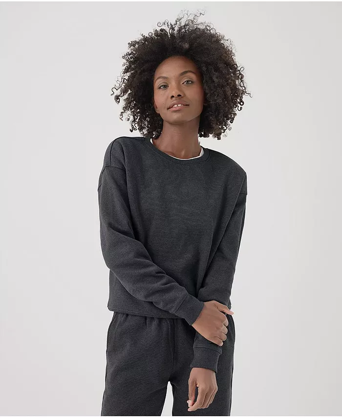 Женская флисовая толстовка Cloud из органического хлопка с начесом Pact, серый
Женская флисовая толстовка Cloud из органического хлопка с начесом Pact, серый