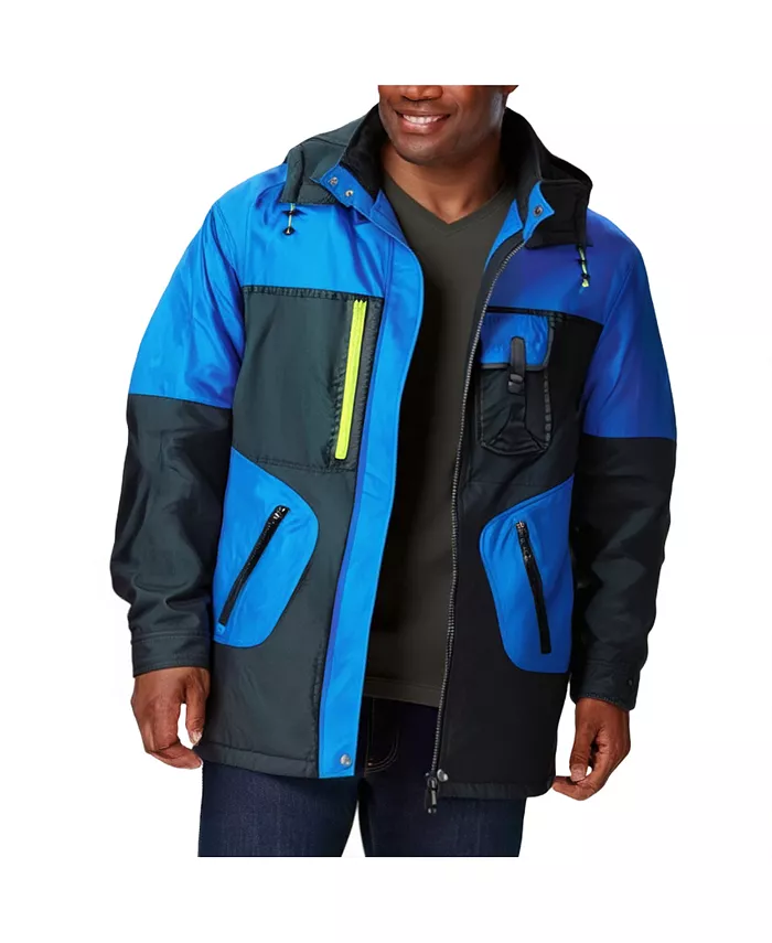 Тех-парка Big & Tall с цветными блоками KingSize, черный
Тех-парка Big & Tall с цветными блоками KingSize, черный