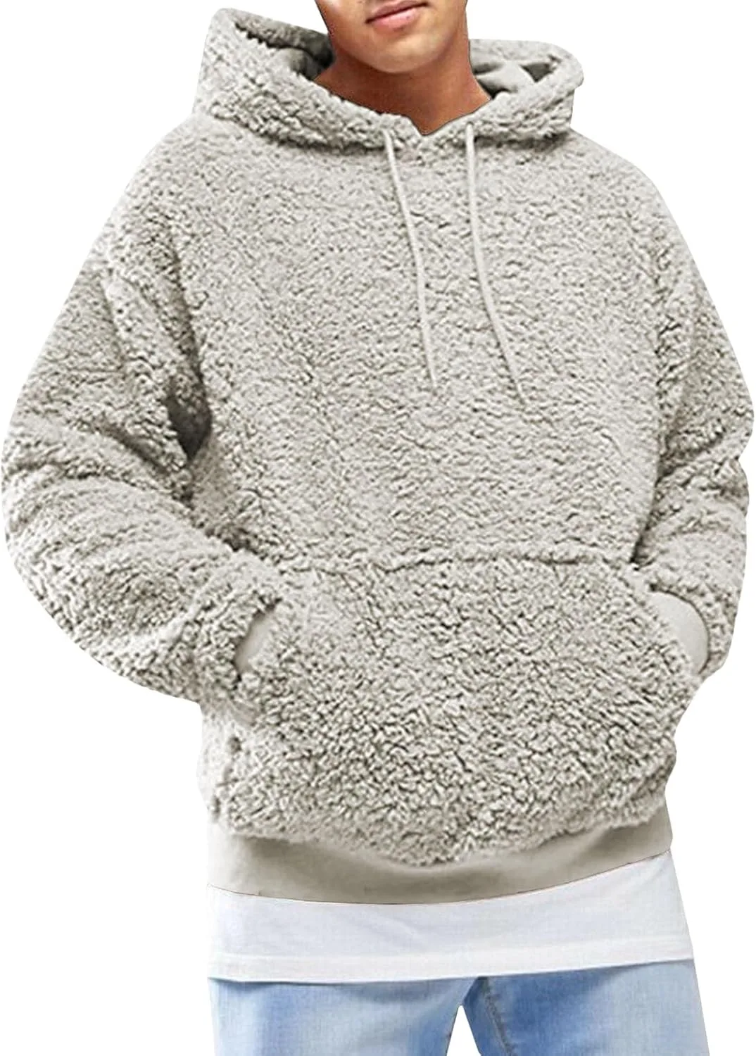 Мужская толстовка Sherpa с капюшоном, утепленная, длинный рукав
Мужская толстовка Sherpa с капюшоном, утепленная, длинный рукав