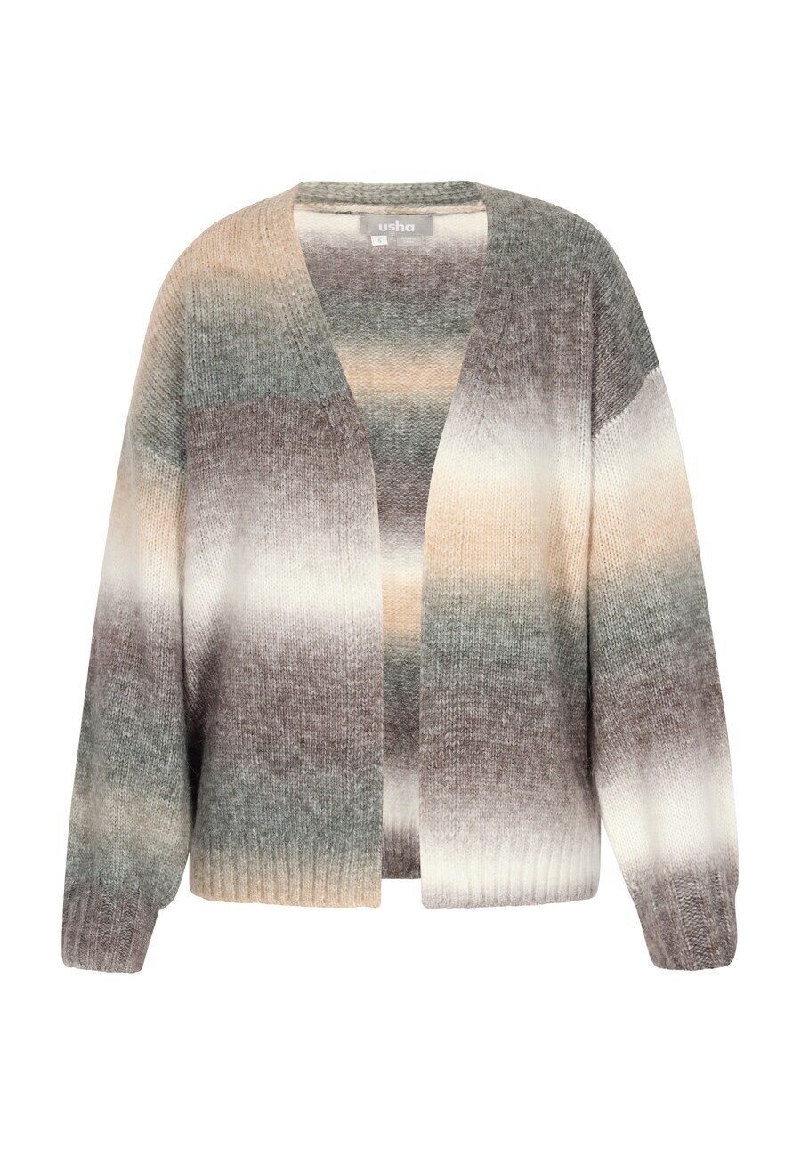 Вязаный кардиган Usha Knit Cardigan, цвет grey/dark grey
Вязаный кардиган Usha Knit Cardigan, цвет grey/dark grey