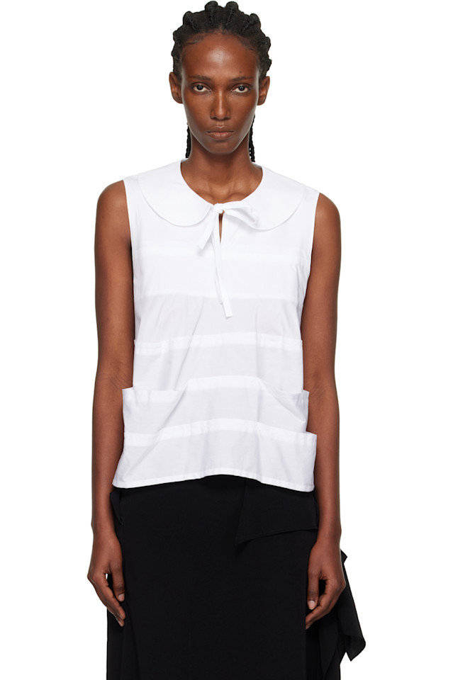 Хлопковый широкий верх Tao Comme Des Garçons, белый
Хлопковый широкий верх Tao Comme Des Garçons, белый