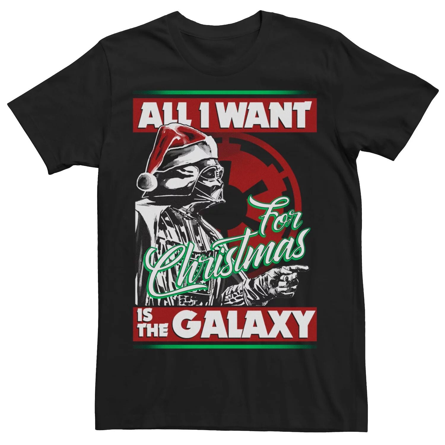 Мужская рождественская футболка Star Wars Vader Empire All I Want Galaxy Licensed Character
Мужская рождественская футболка Star Wars Vader Empire All I Want Galaxy Licensed Character